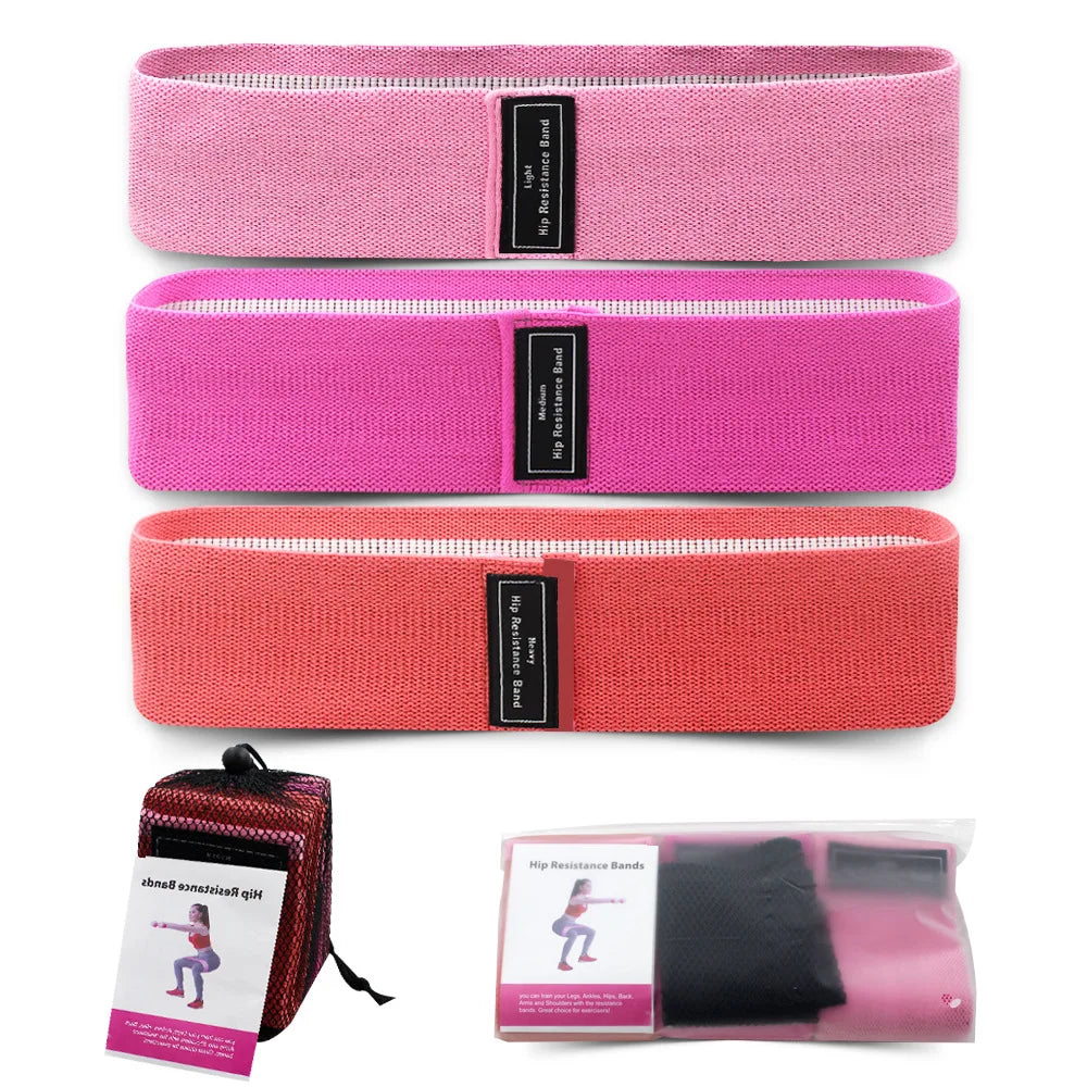 Lot de 3 bandes de résistance pour fitness - Ma boutique